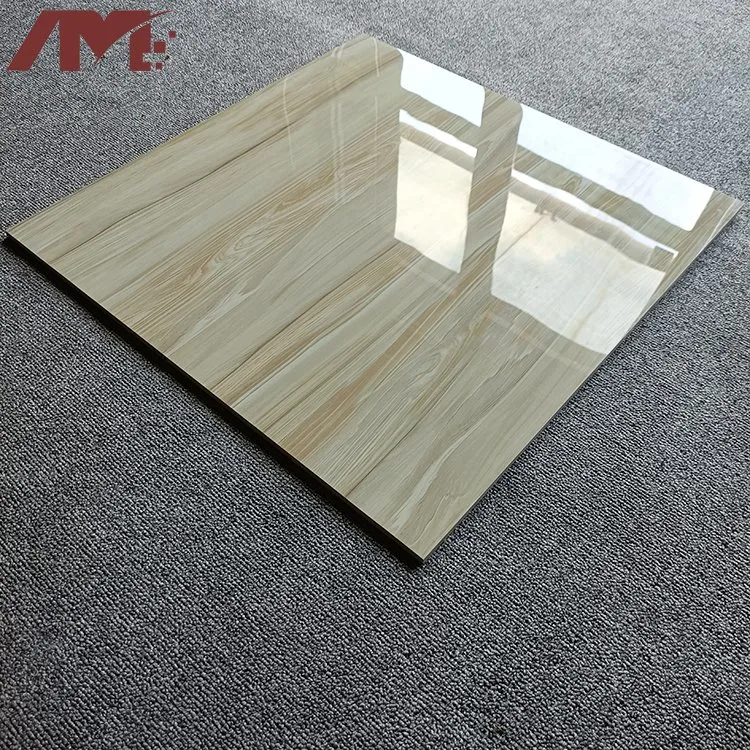 Wood Like 600X600 Polished Glazed Tile Wooden Flooring Tiles Porcelain Tile Floor