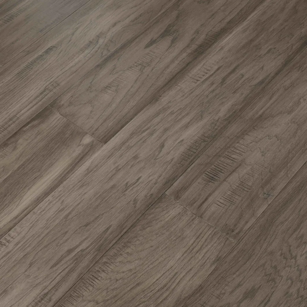 Glazed & Handscraped Finish Hickory Timber Engineered Hardwood Flooring