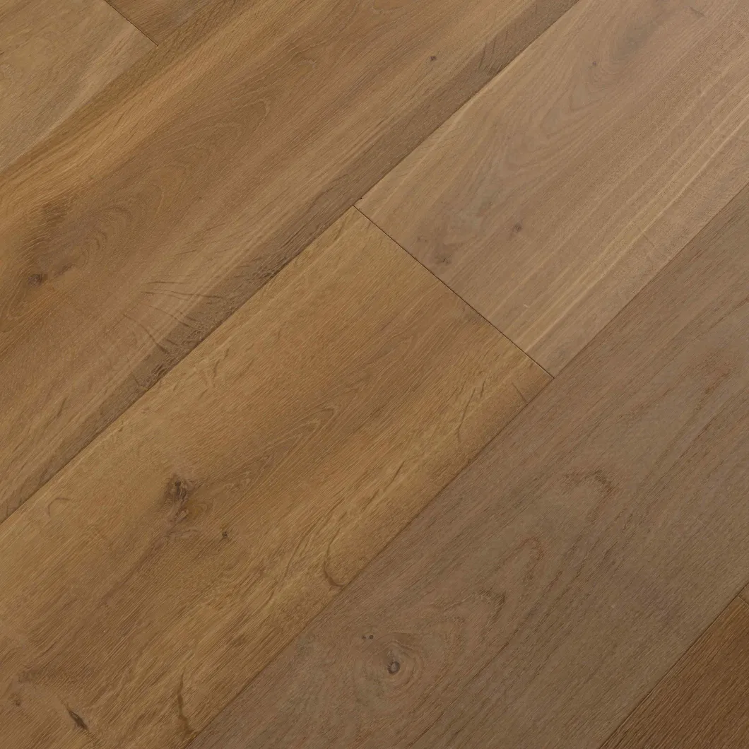 Smoked Classic Natural European Oak Engineered Parquet Wood Flooring
