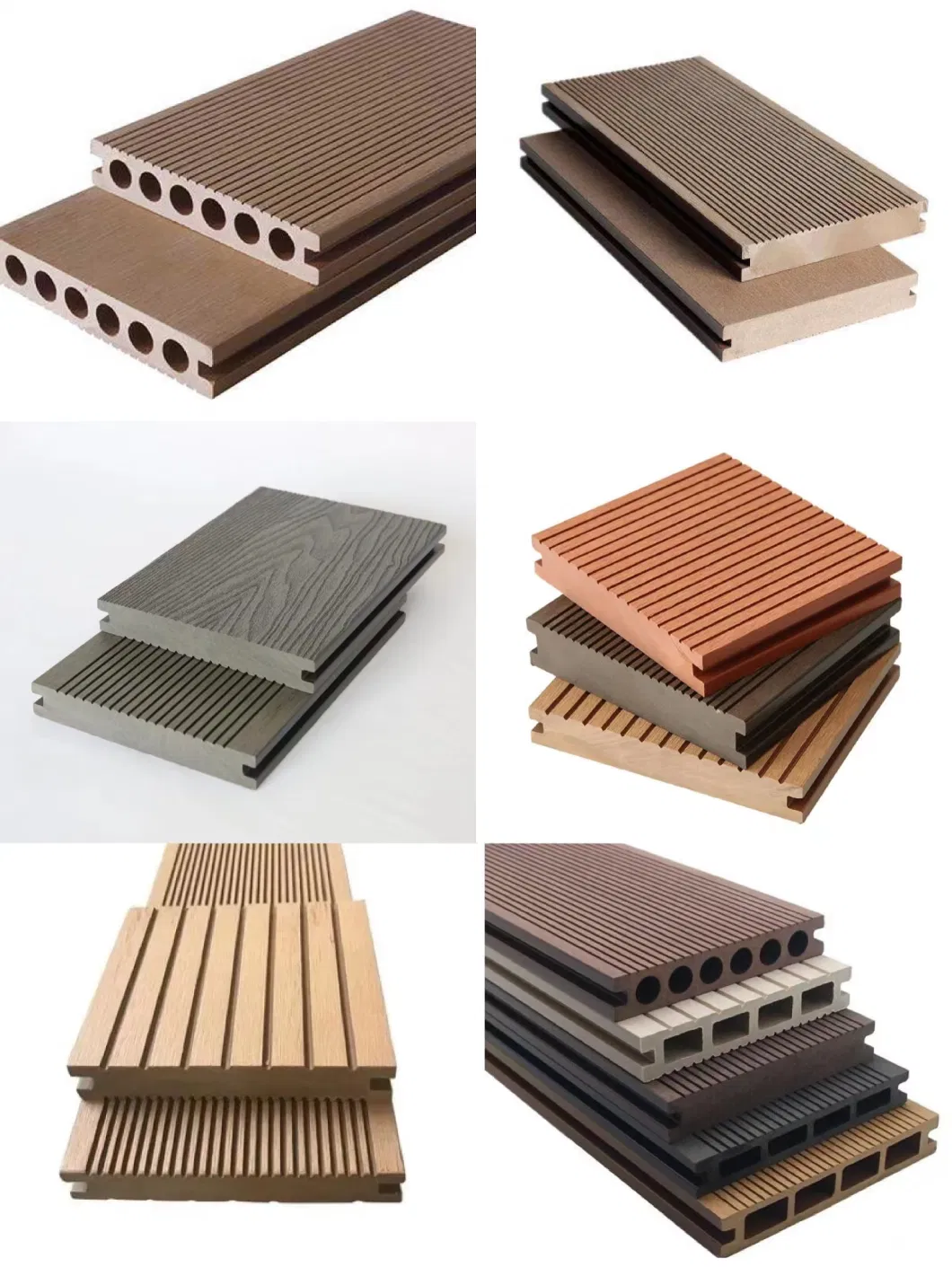 Best Selling Products WPC Wood Plastic Cpmposite Waterproof Outdoor Flooring (HLM167)