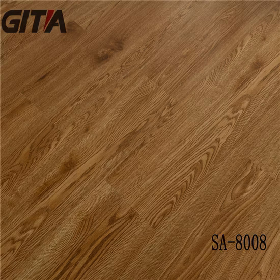 Pisos de vinil Spc de madeira de teca da Birmânia